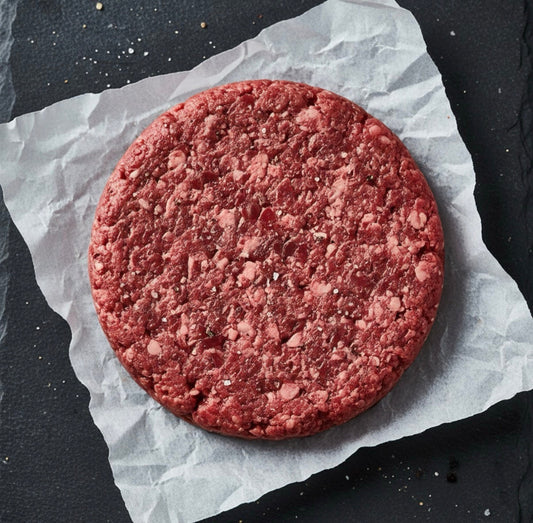 PRIMAL BURGERS raw beef patty